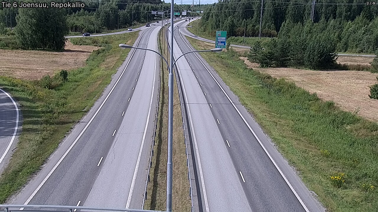 Kelikamerat Kuva Tie 6 Joensuu, Repokallio, Joensuu, Pohjois-Karjala