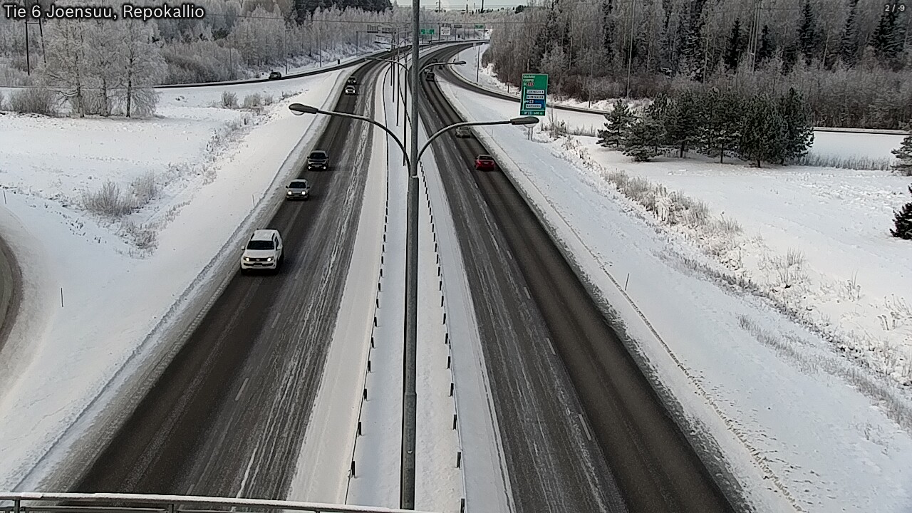 Weather Camera Image Väg 6 Joensuu, Repokallio, Joensuu, Pohjois-Karjala