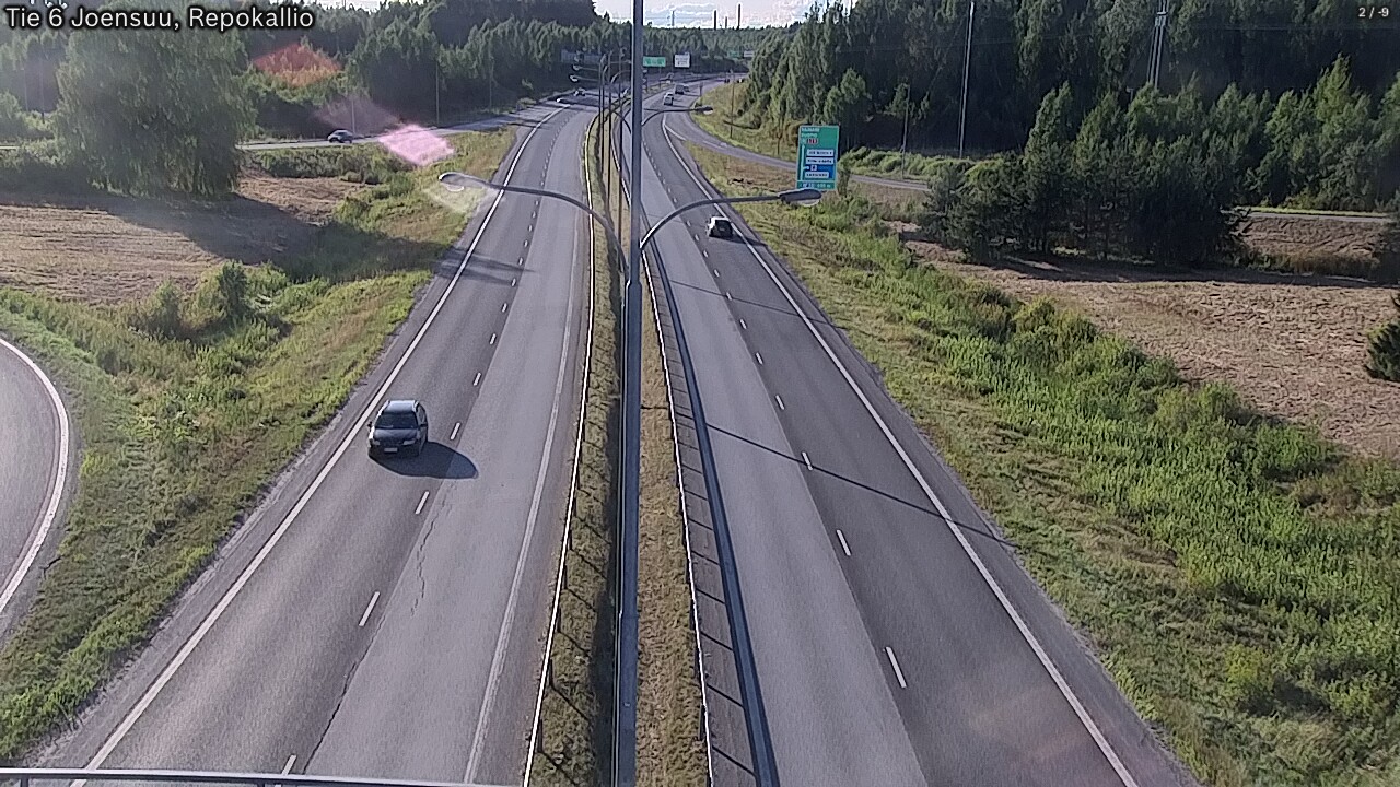 Kelikamerat Kuva Tie 6 Joensuu, Repokallio, Joensuu, Pohjois-Karjala