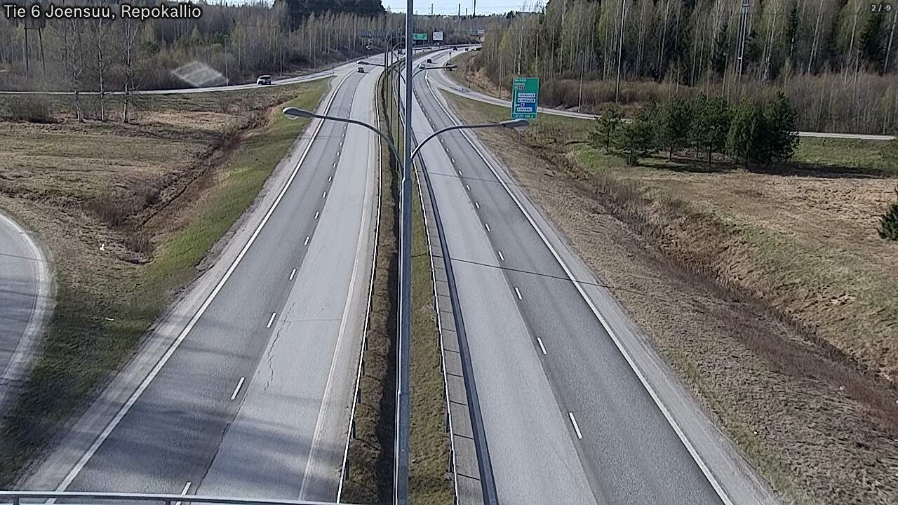 Kelikamerat Kuva Tie 6 Joensuu, Repokallio, Joensuu, Pohjois-Karjala