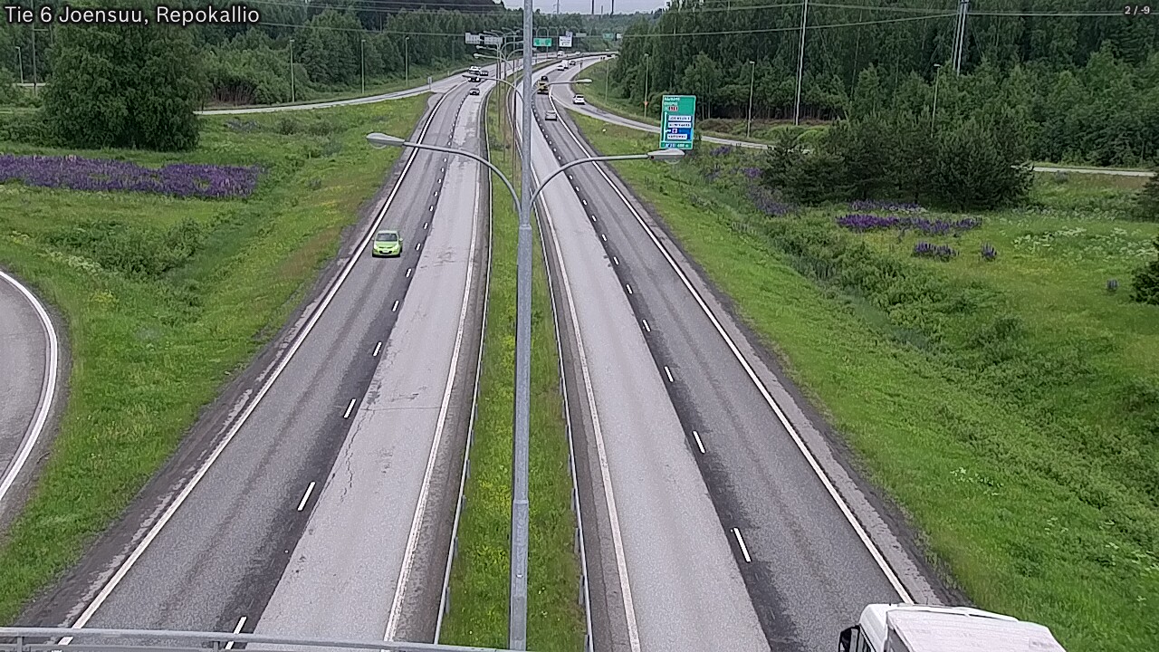 Weather Camera Image Road 6 Joensuu, Repokallio, Joensuu, Pohjois-Karjala