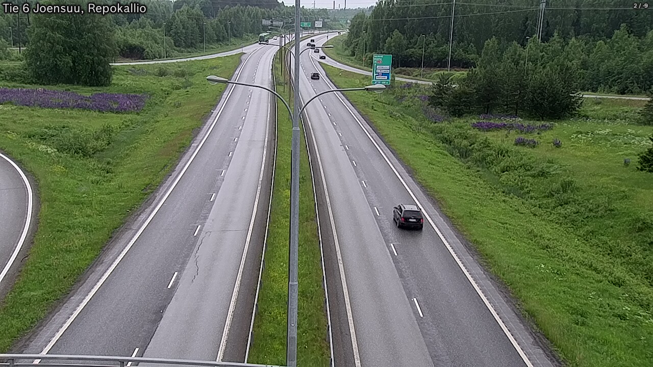 Kelikamerat Kuva Tie 6 Joensuu, Repokallio, Joensuu, Pohjois-Karjala