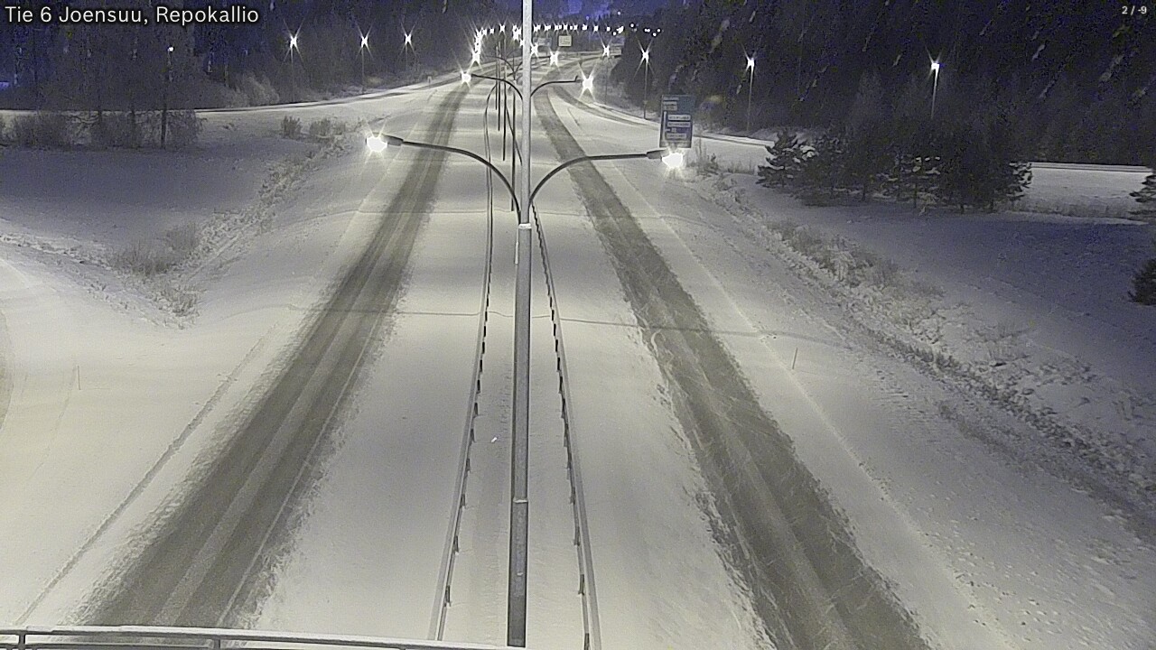 Kelikamerat Kuva Tie 6 Joensuu, Repokallio, Joensuu, Pohjois-Karjala