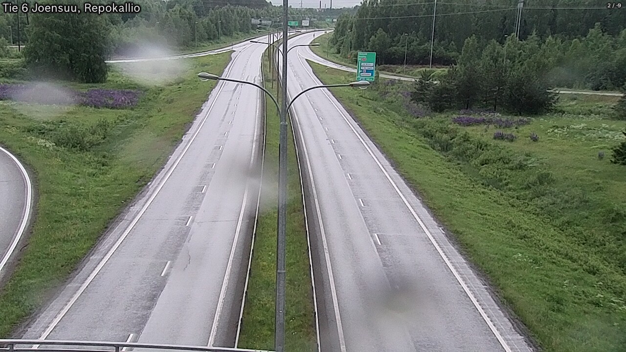 Kelikamerat Kuva Tie 6 Joensuu, Repokallio, Joensuu, Pohjois-Karjala