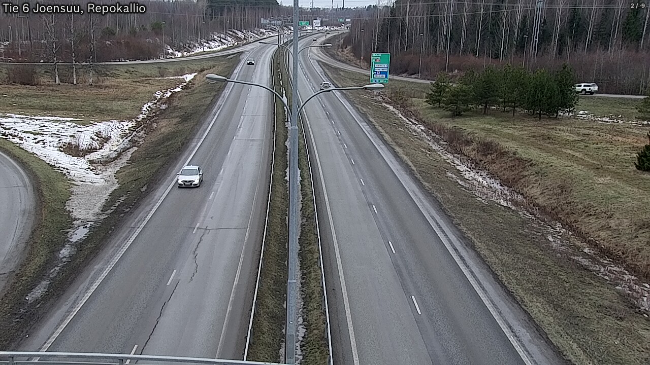 Weather Camera Image Väg 6 Joensuu, Repokallio, Joensuu, Pohjois-Karjala