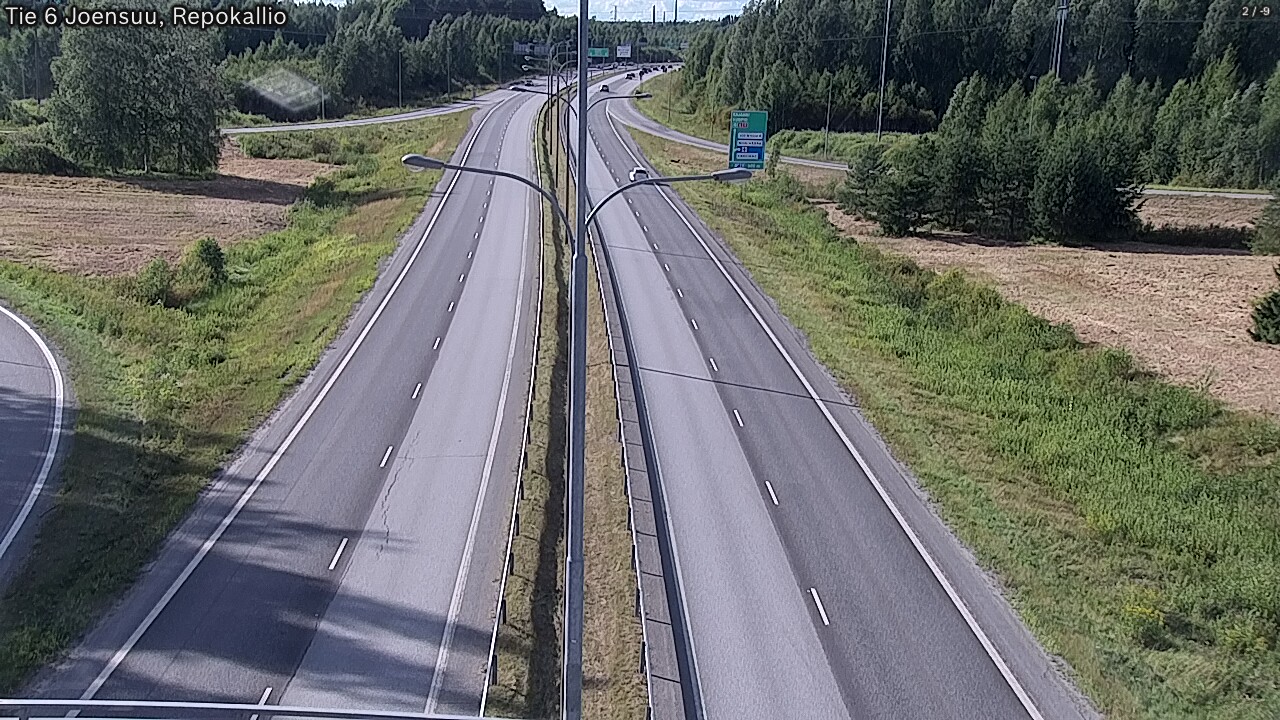Kelikamerat Kuva Tie 6 Joensuu, Repokallio, Joensuu, Pohjois-Karjala
