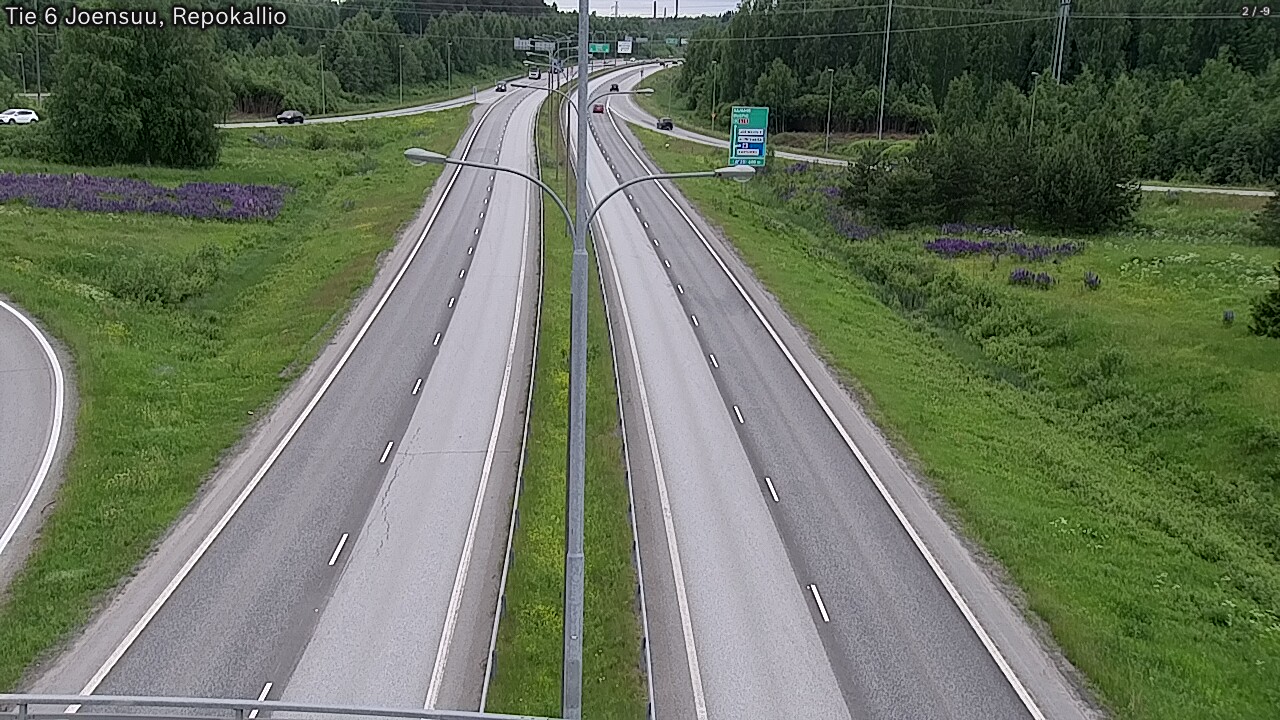 Kelikamerat Kuva Tie 6 Joensuu, Repokallio, Joensuu, Pohjois-Karjala