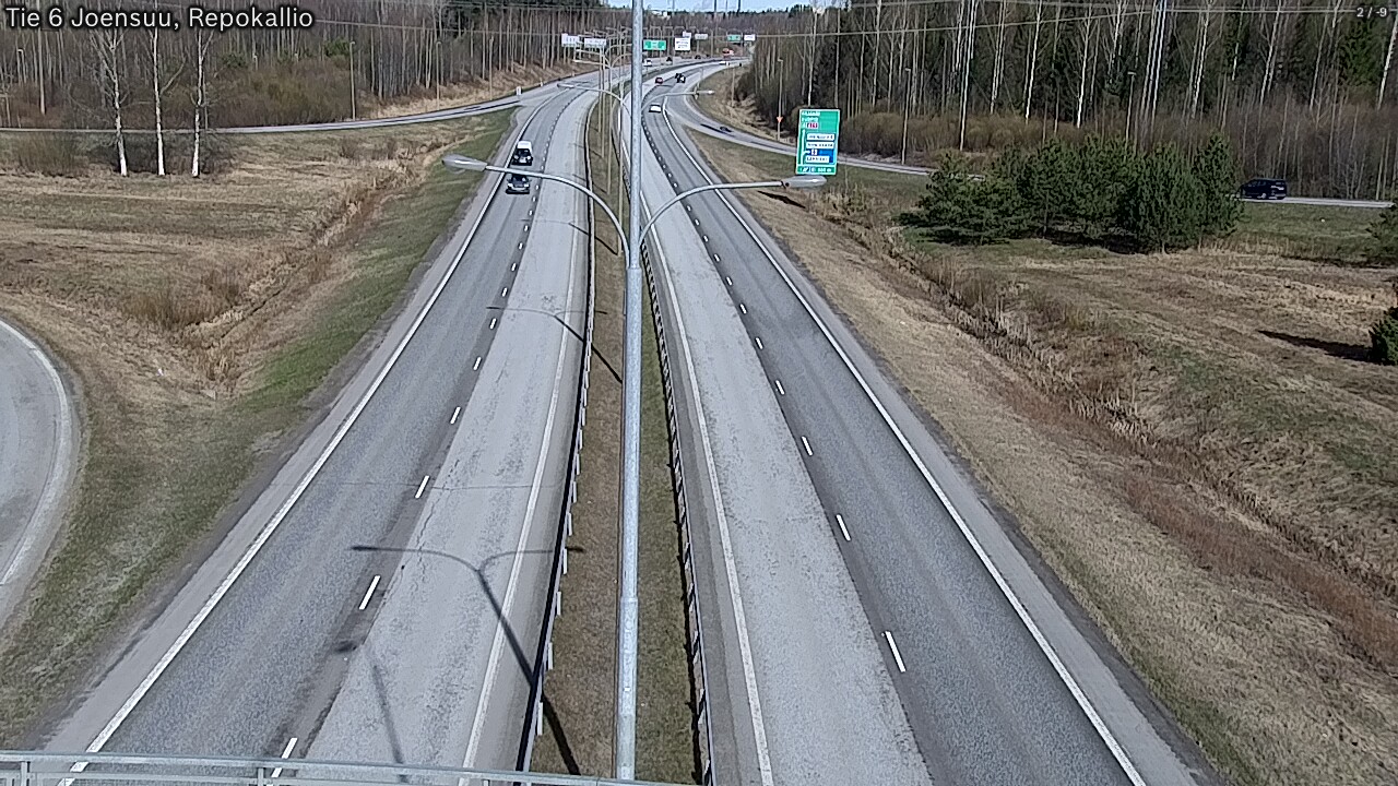 Kelikamerat Kuva Tie 6 Joensuu, Repokallio, Joensuu, Pohjois-Karjala
