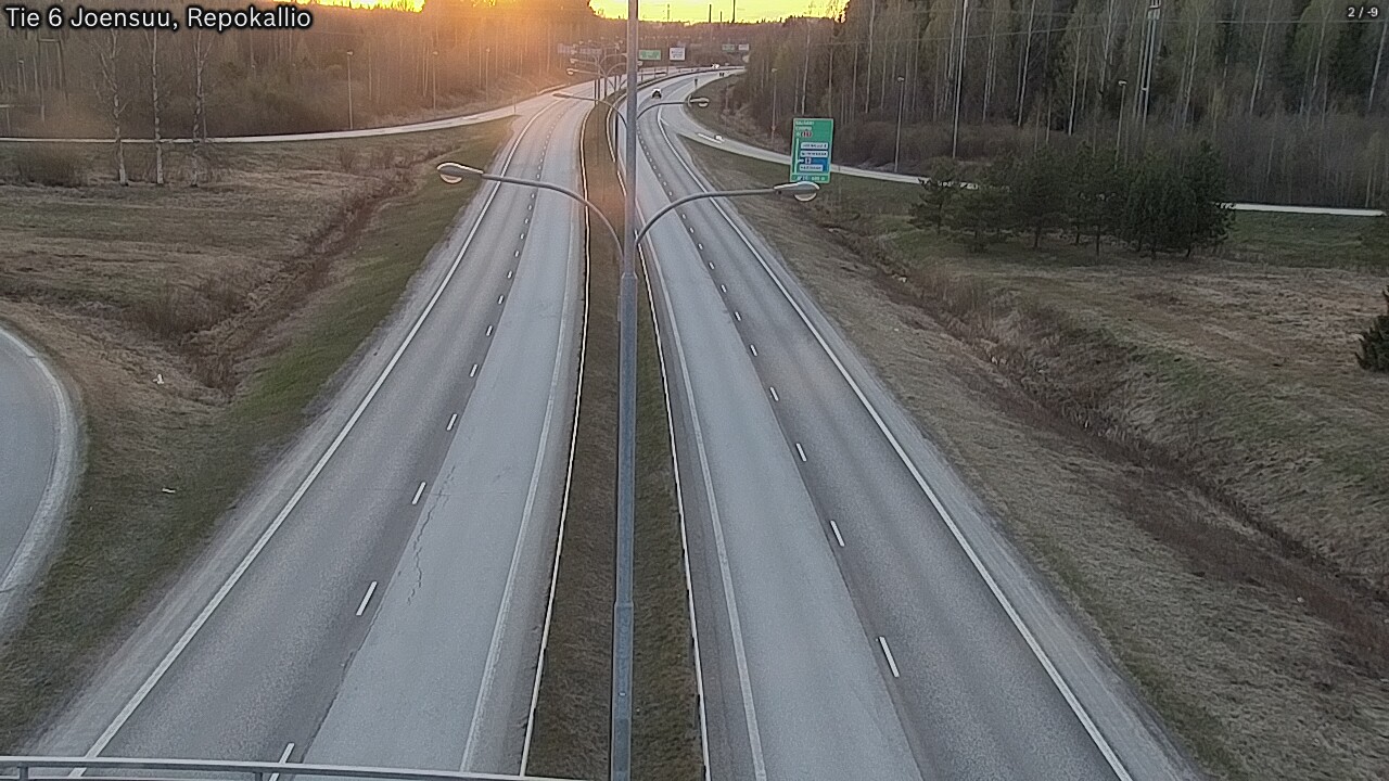 Kelikamerat Kuva Tie 6 Joensuu, Repokallio, Joensuu, Pohjois-Karjala