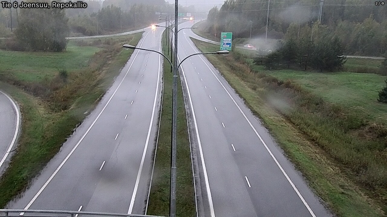 Weather Camera Image Road 6 Joensuu, Repokallio, Joensuu, Pohjois-Karjala