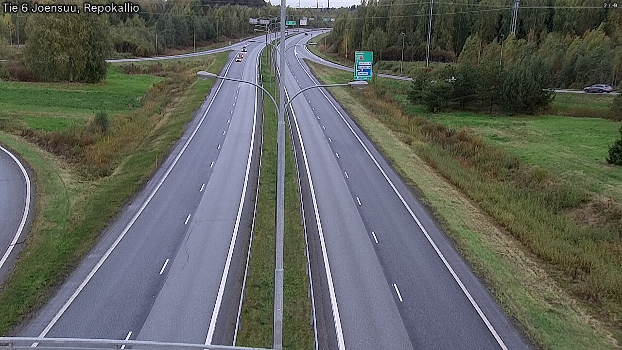 Kelikamerat Kuva Tie 6 Joensuu, Repokallio, Joensuu, Pohjois-Karjala