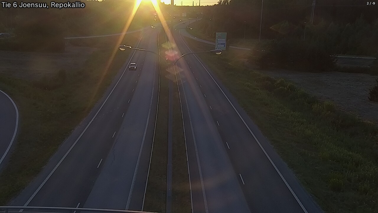 Kelikamerat Kuva Tie 6 Joensuu, Repokallio, Joensuu, Pohjois-Karjala