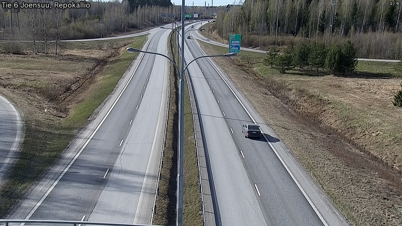 Kelikamerat Kuva Tie 6 Joensuu, Repokallio, Joensuu, Pohjois-Karjala
