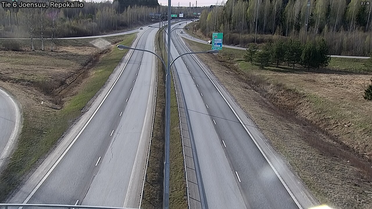 Kelikamerat Kuva Tie 6 Joensuu, Repokallio, Joensuu, Pohjois-Karjala