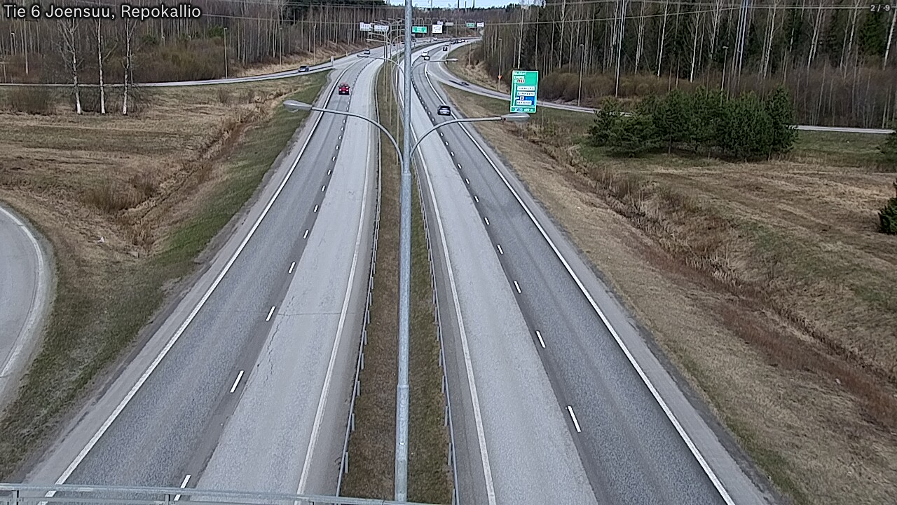 Kelikamerat Kuva Tie 6 Joensuu, Repokallio, Joensuu, Pohjois-Karjala
