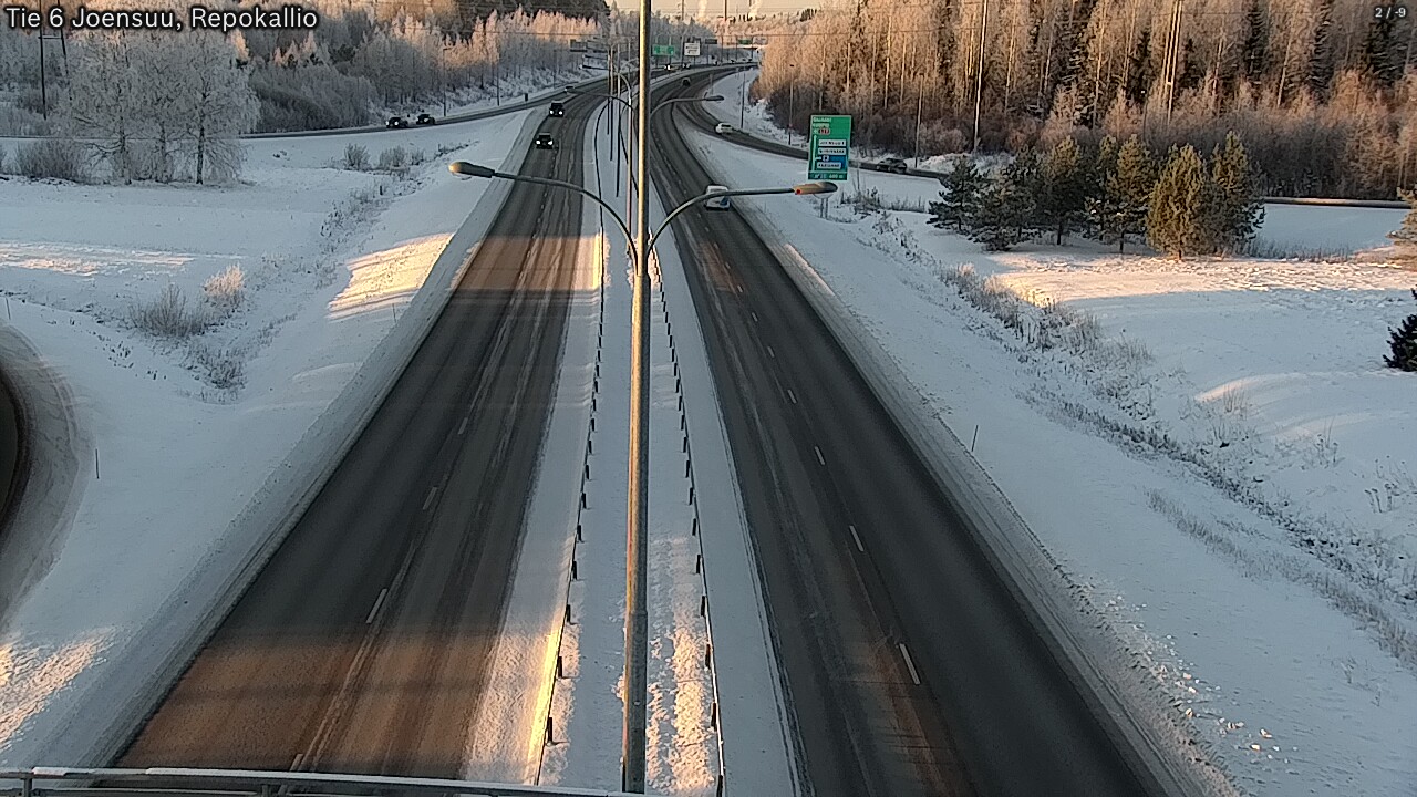 Kelikamerat Kuva Tie 6 Joensuu, Repokallio, Joensuu, Pohjois-Karjala