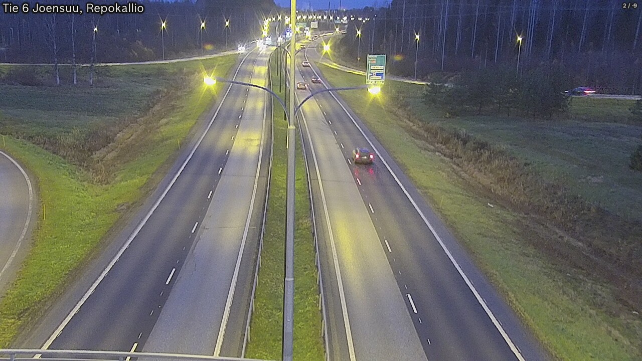 Kelikamerat Kuva Tie 6 Joensuu, Repokallio, Joensuu, Pohjois-Karjala