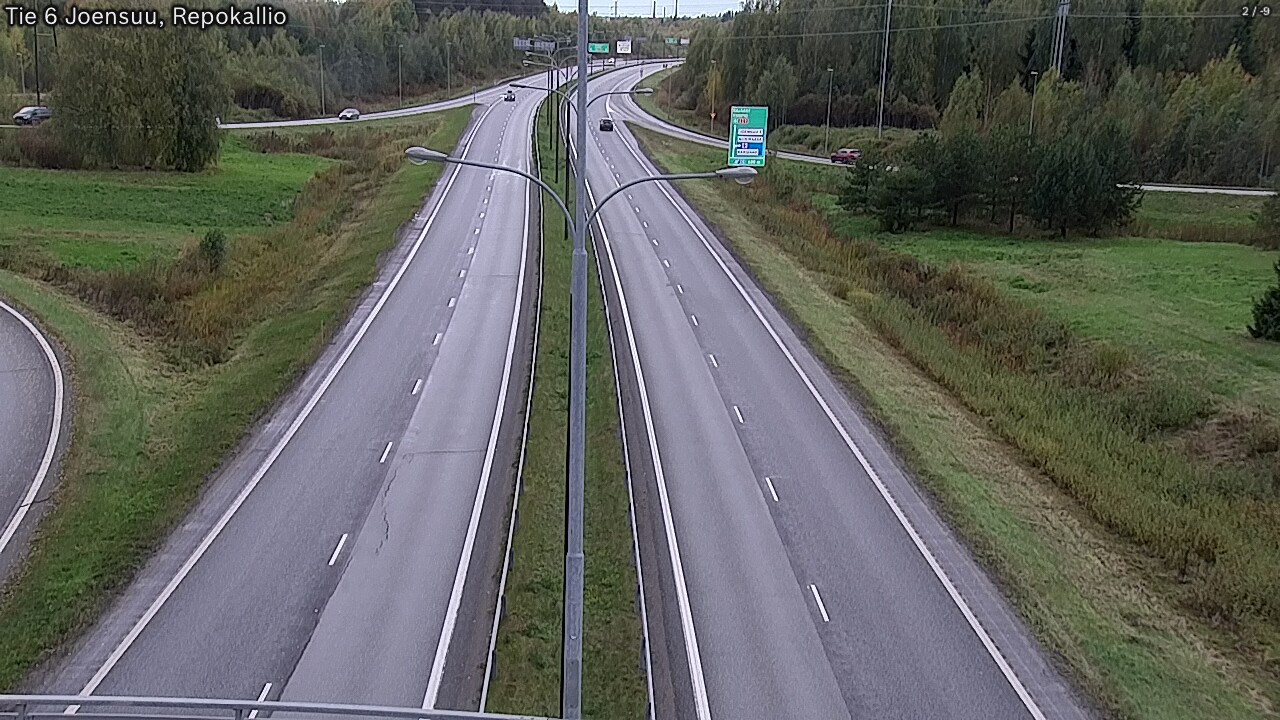 Weather Camera Image Road 6 Joensuu, Repokallio, Joensuu, Pohjois-Karjala