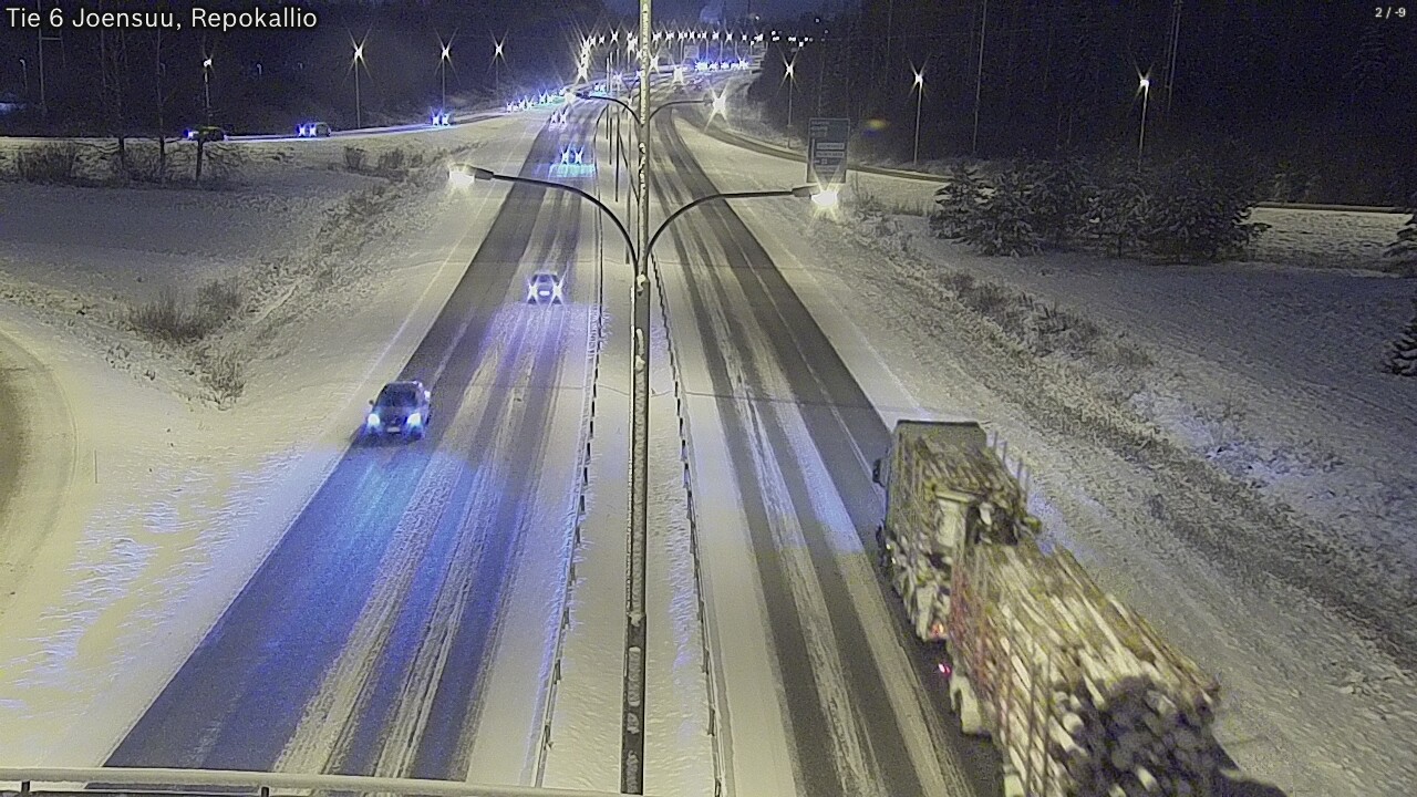 Kelikamerat Kuva Tie 6 Joensuu, Repokallio, Joensuu, Pohjois-Karjala