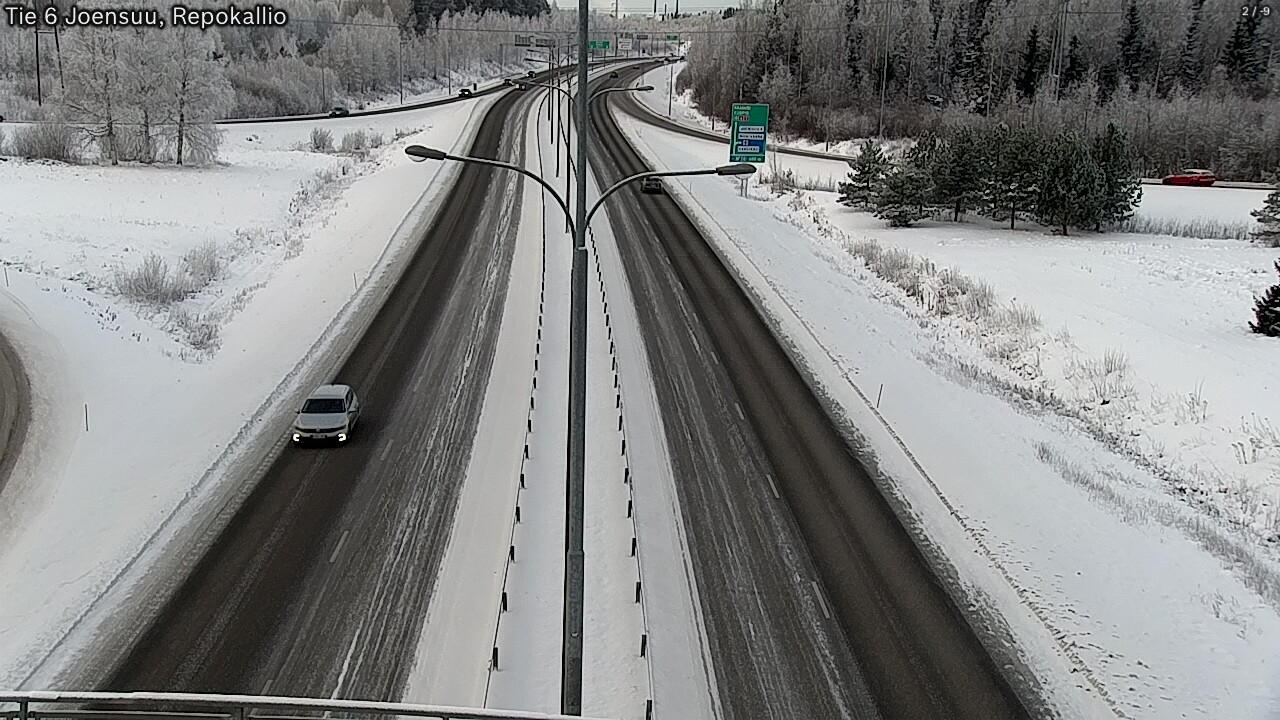 Weather Camera Image Väg 6 Joensuu, Repokallio, Joensuu, Pohjois-Karjala