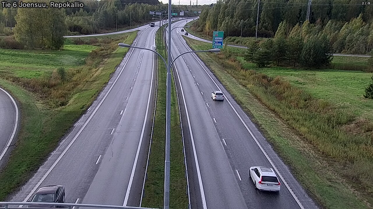 Kelikamerat Kuva Tie 6 Joensuu, Repokallio, Joensuu, Pohjois-Karjala