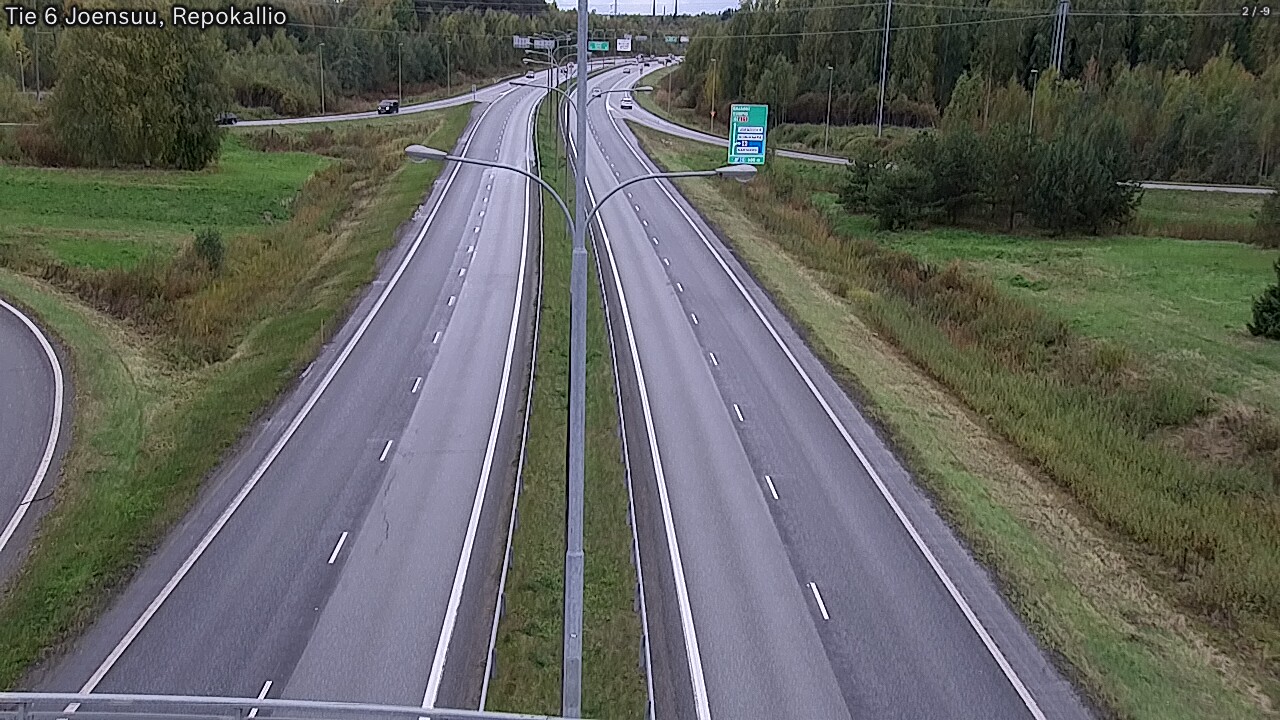 Kelikamerat Kuva Tie 6 Joensuu, Repokallio, Joensuu, Pohjois-Karjala