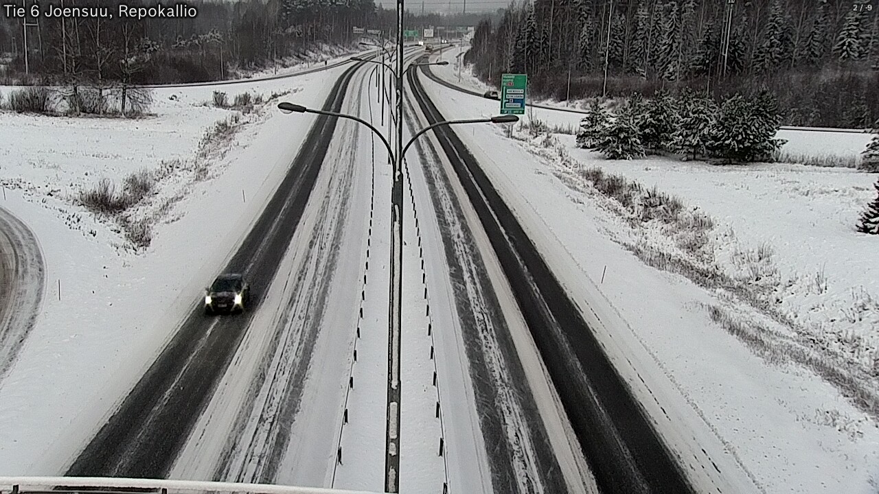 Kelikamerat Kuva Tie 6 Joensuu, Repokallio, Joensuu, Pohjois-Karjala