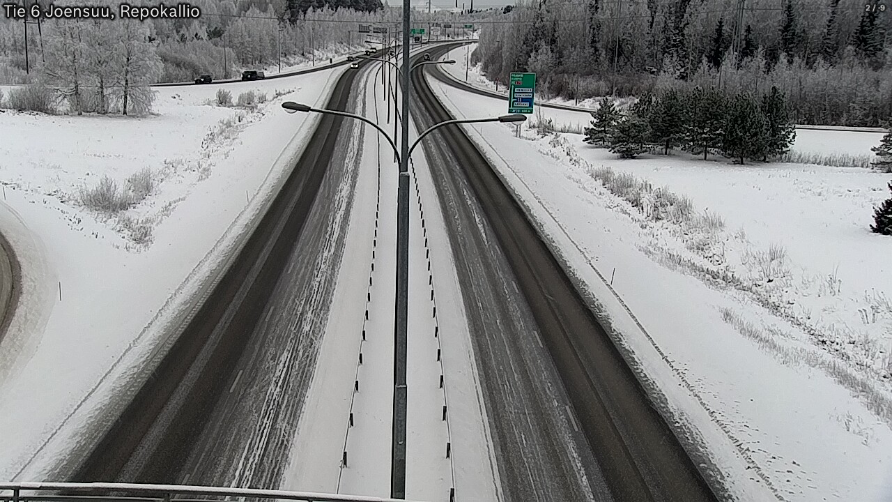 Weather Camera Image Road 6 Joensuu, Repokallio, Joensuu, Pohjois-Karjala