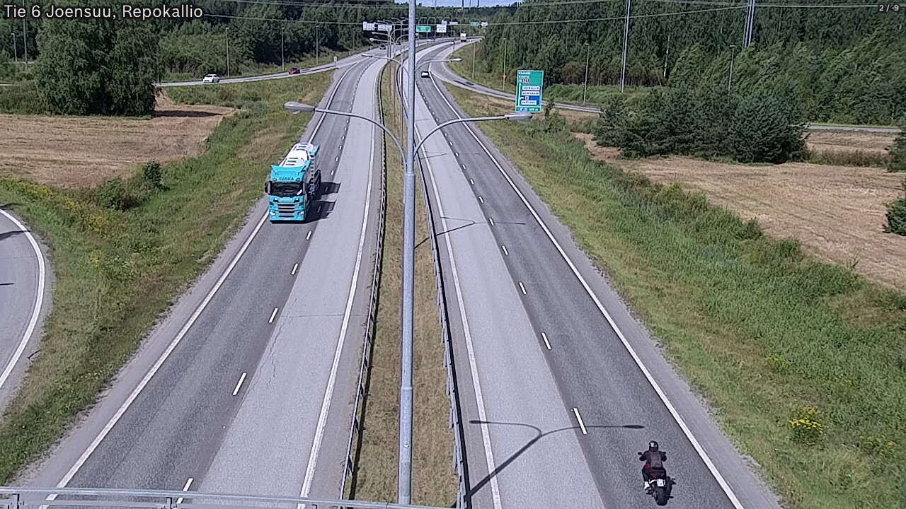 Kelikamerat Kuva Tie 6 Joensuu, Repokallio, Joensuu, Pohjois-Karjala