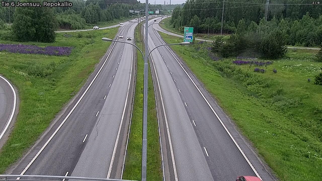 Kelikamerat Kuva Tie 6 Joensuu, Repokallio, Joensuu, Pohjois-Karjala