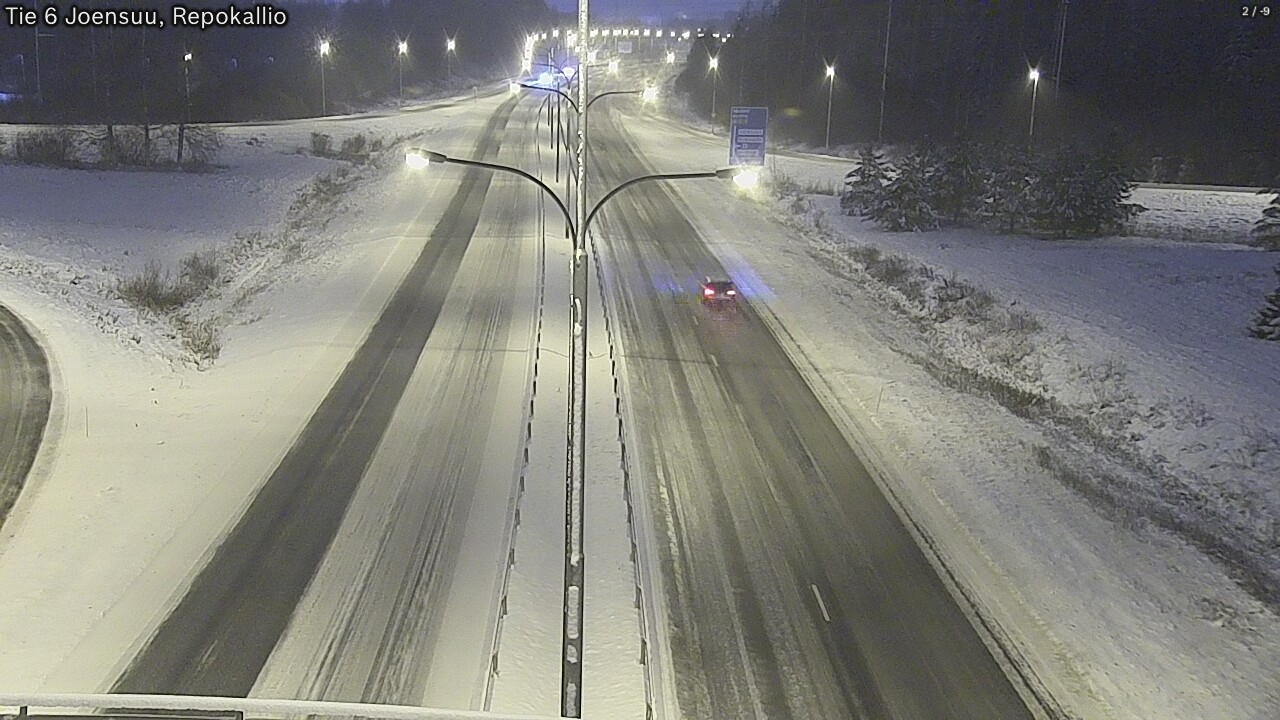 Weather Camera Image Väg 6 Joensuu, Repokallio, Joensuu, Pohjois-Karjala