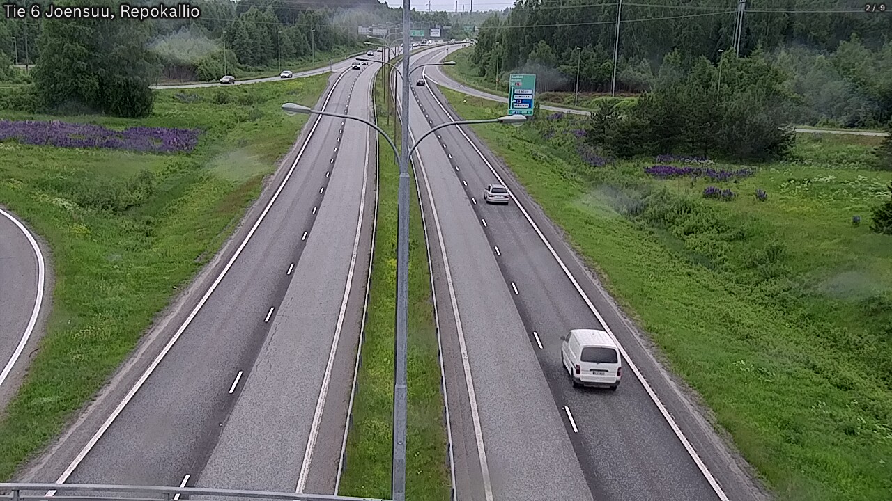 Kelikamerat Kuva Tie 6 Joensuu, Repokallio, Joensuu, Pohjois-Karjala