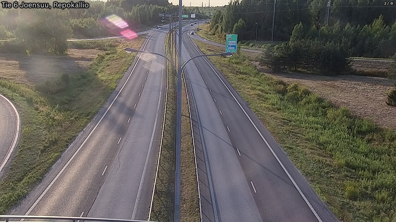 Kelikamerat Kuva Tie 6 Joensuu, Repokallio, Joensuu, Pohjois-Karjala