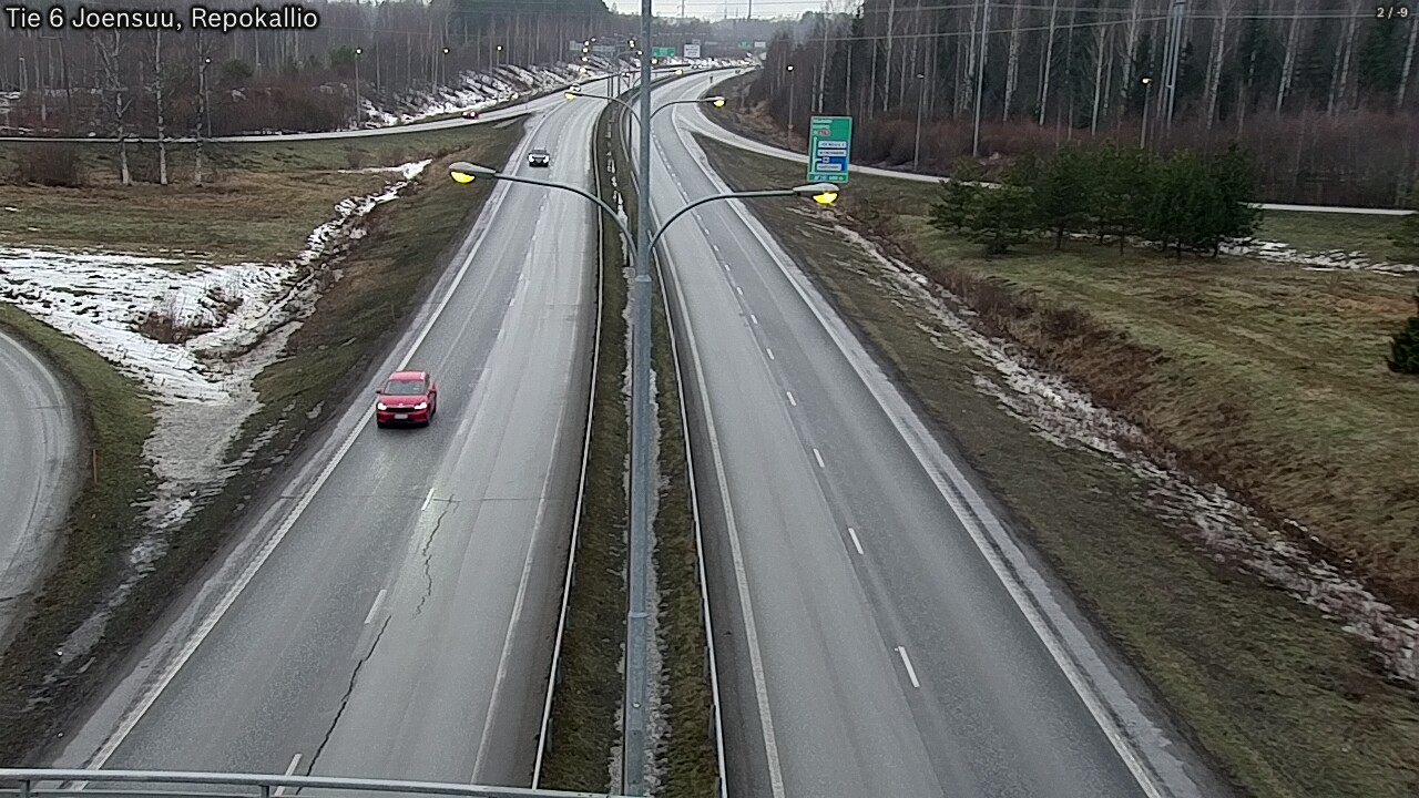 Kelikamerat Kuva Tie 6 Joensuu, Repokallio, Joensuu, Pohjois-Karjala