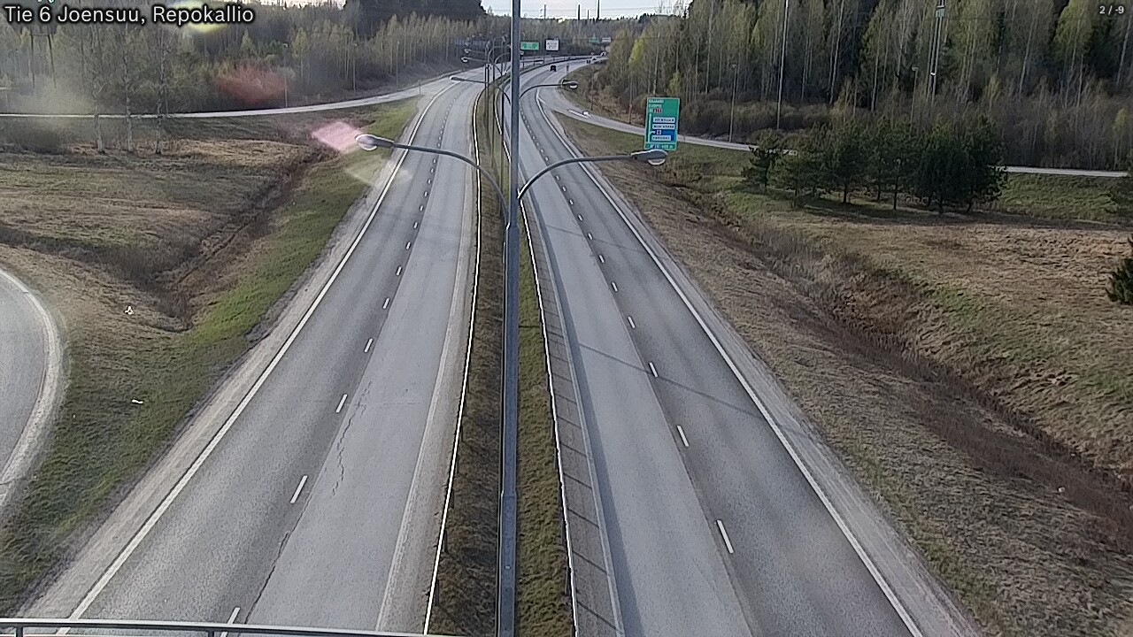 Kelikamerat Kuva Tie 6 Joensuu, Repokallio, Joensuu, Pohjois-Karjala