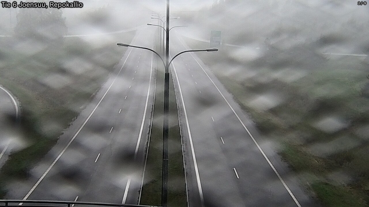 Weather Camera Image Road 6 Joensuu, Repokallio, Joensuu, Pohjois-Karjala