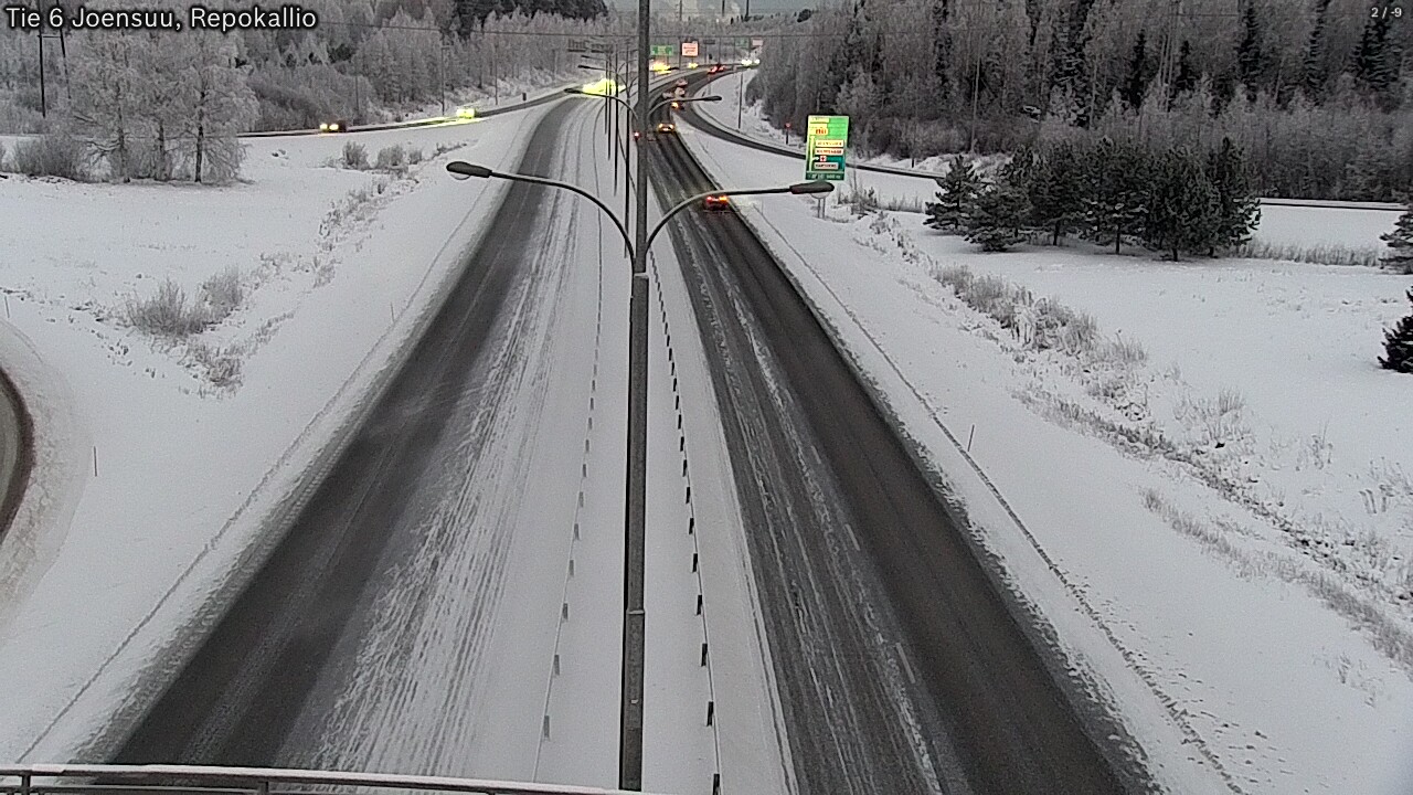 Kelikamerat Kuva Tie 6 Joensuu, Repokallio, Joensuu, Pohjois-Karjala