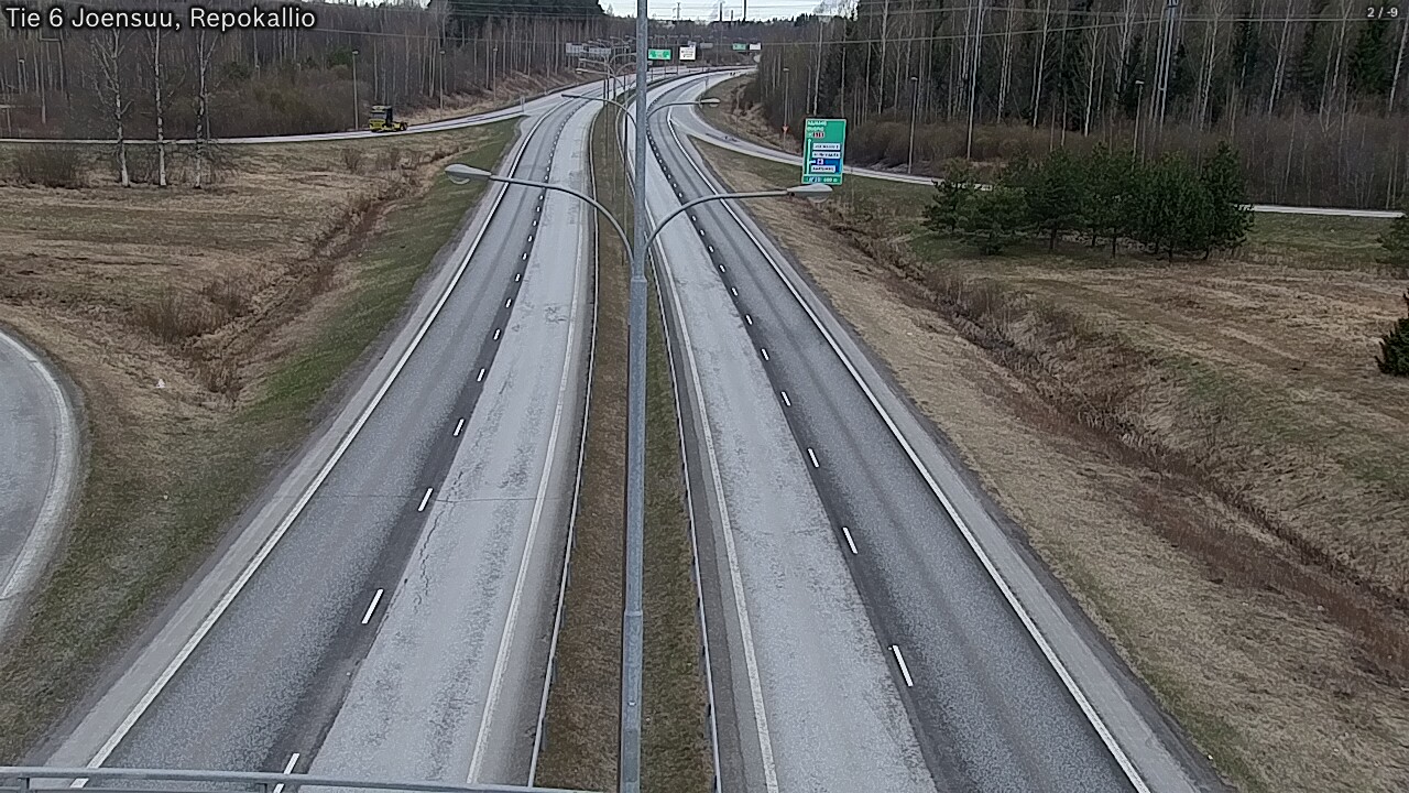 Kelikamerat Kuva Tie 6 Joensuu, Repokallio, Joensuu, Pohjois-Karjala
