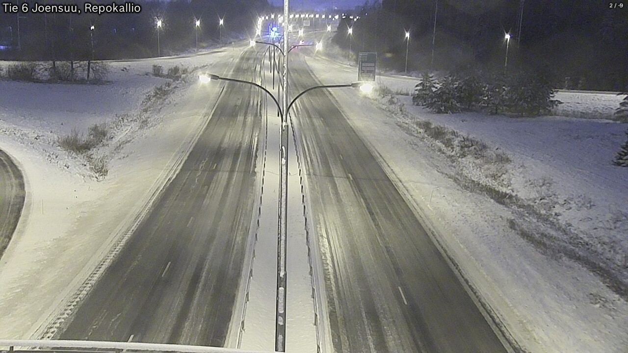 Weather Camera Image Väg 6 Joensuu, Repokallio, Joensuu, Pohjois-Karjala