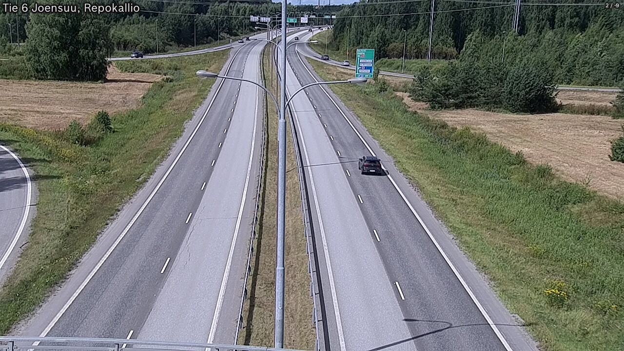 Kelikamerat Kuva Tie 6 Joensuu, Repokallio, Joensuu, Pohjois-Karjala
