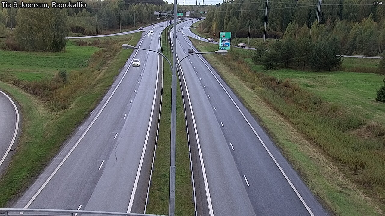 Kelikamerat Kuva Tie 6 Joensuu, Repokallio, Joensuu, Pohjois-Karjala