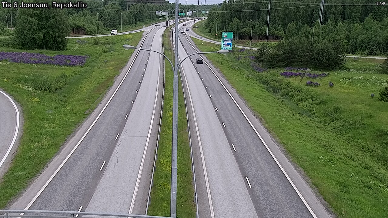 Kelikamerat Kuva Tie 6 Joensuu, Repokallio, Joensuu, Pohjois-Karjala