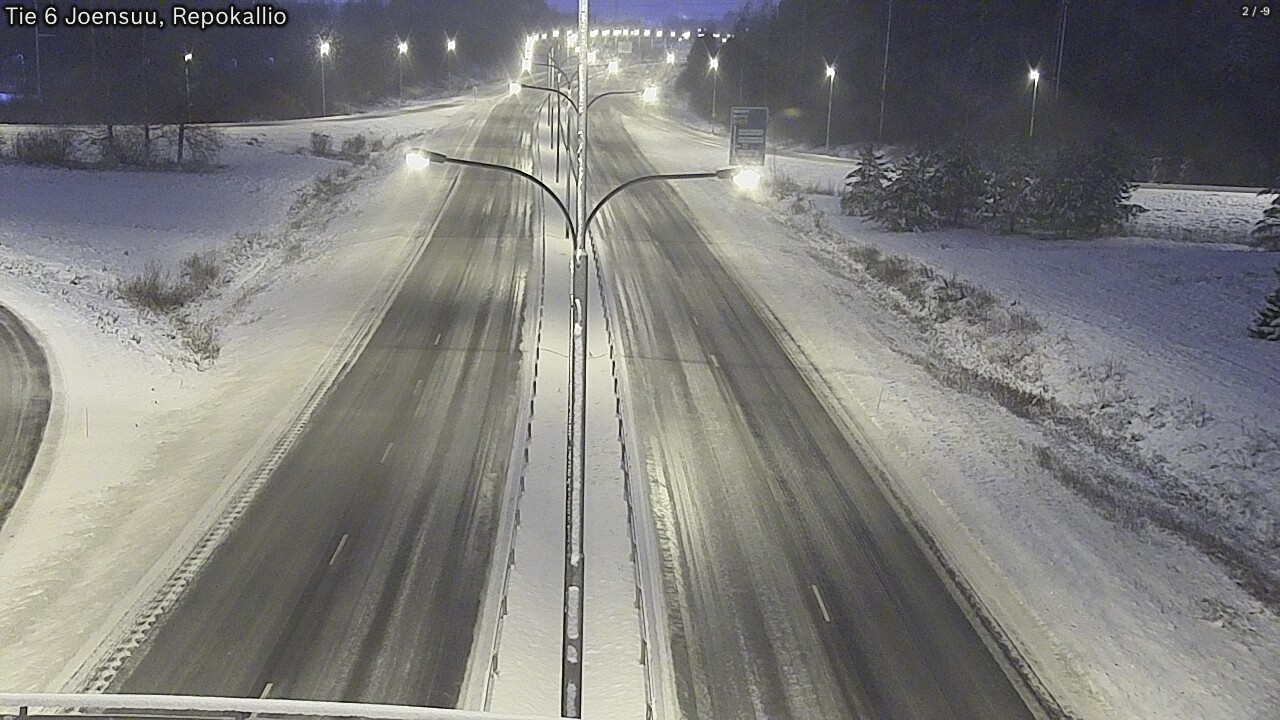 Weather Camera Image Väg 6 Joensuu, Repokallio, Joensuu, Pohjois-Karjala