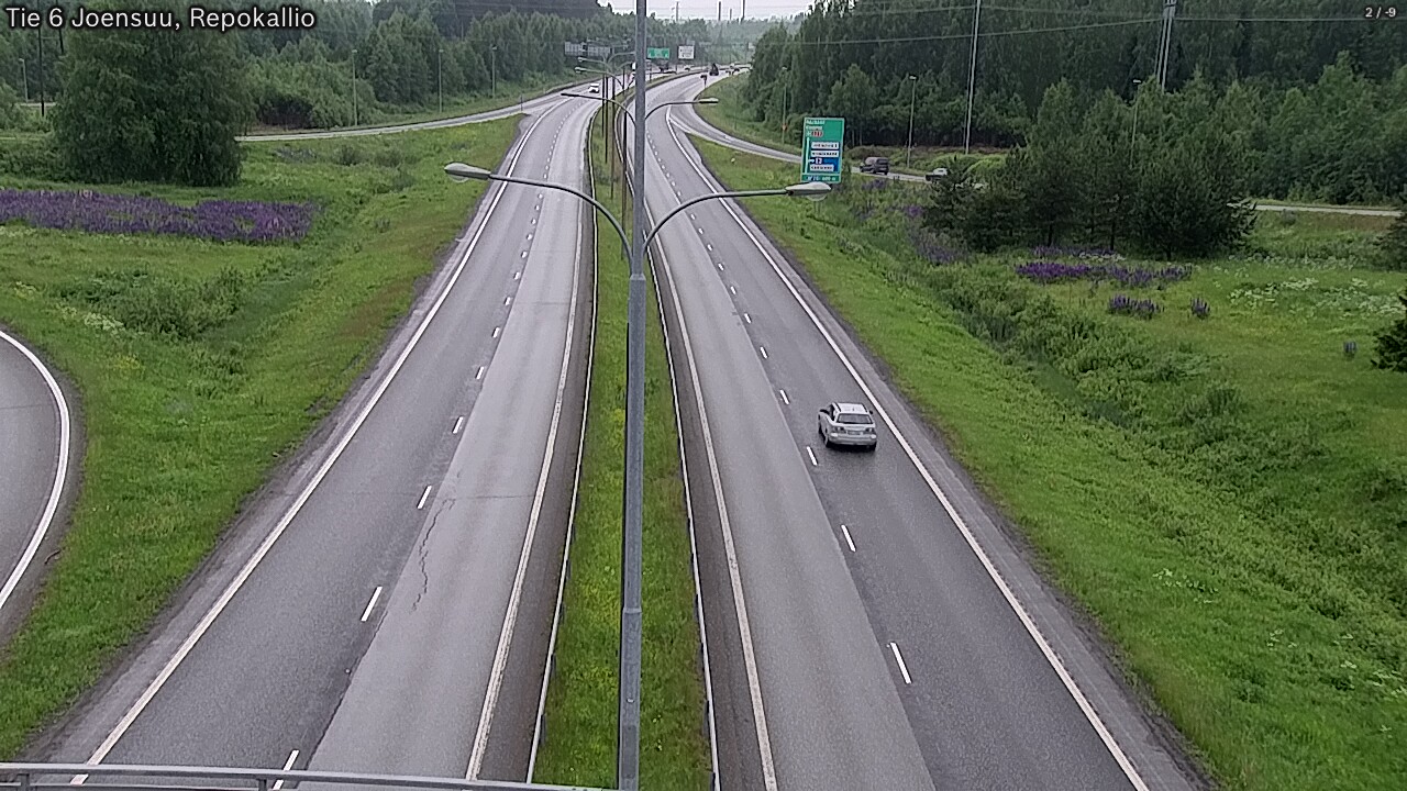 Kelikamerat Kuva Tie 6 Joensuu, Repokallio, Joensuu, Pohjois-Karjala
