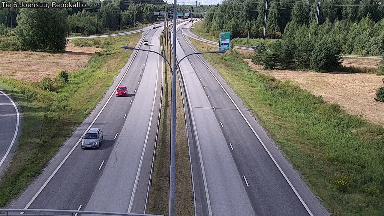 Kelikamerat Kuva Tie 6 Joensuu, Repokallio, Joensuu, Pohjois-Karjala