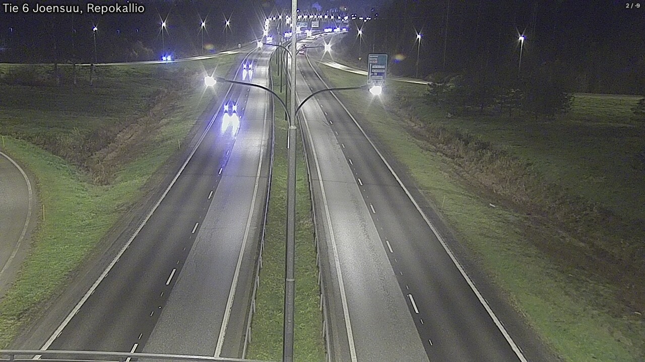 Kelikamerat Kuva Tie 6 Joensuu, Repokallio, Joensuu, Pohjois-Karjala