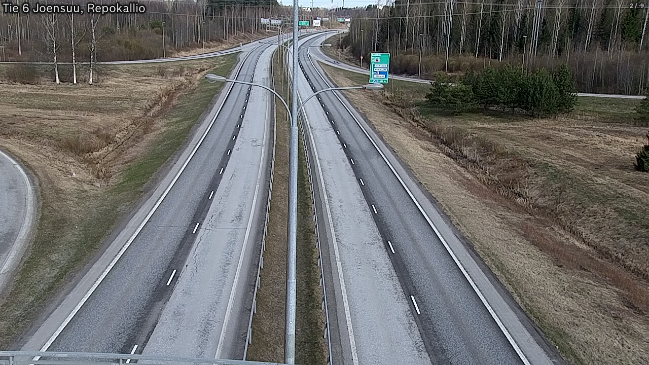 Kelikamerat Kuva Tie 6 Joensuu, Repokallio, Joensuu, Pohjois-Karjala