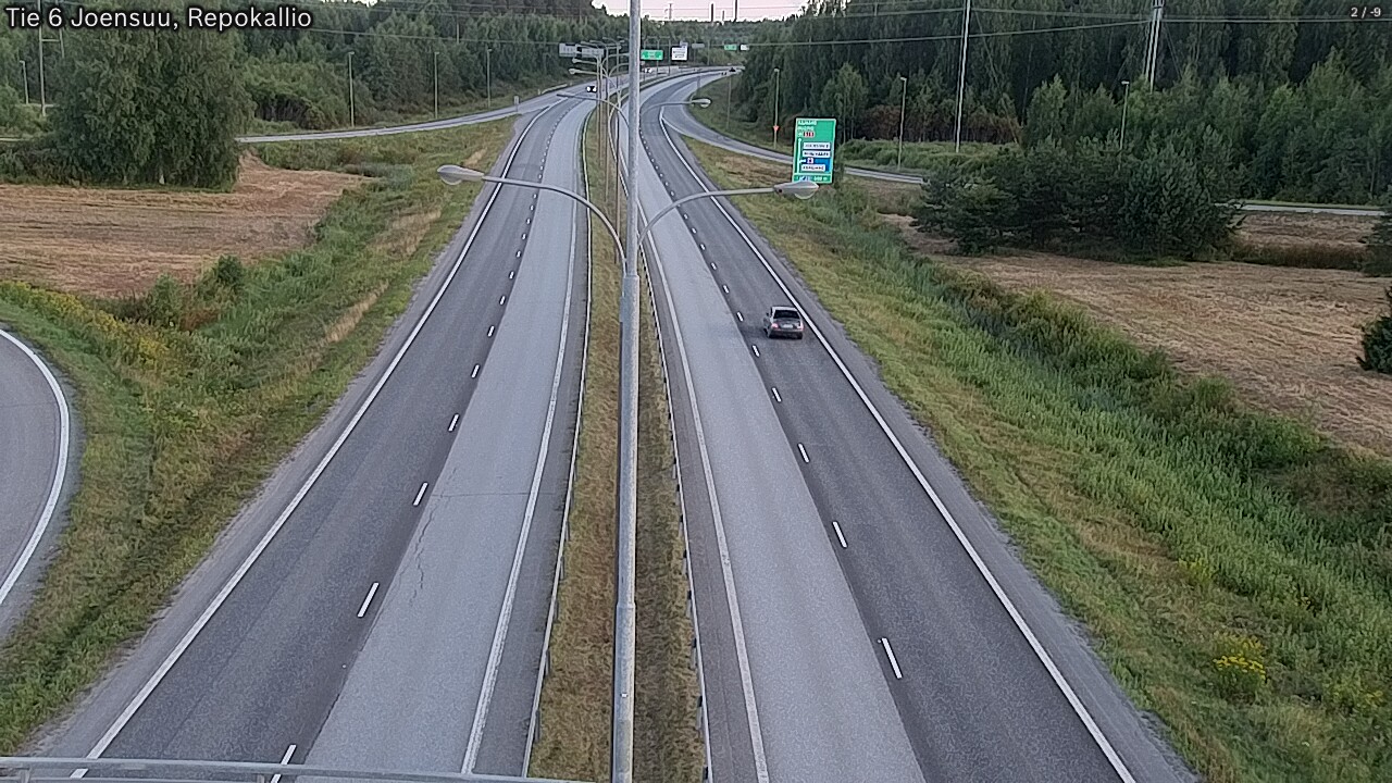 Kelikamerat Kuva Tie 6 Joensuu, Repokallio, Joensuu, Pohjois-Karjala