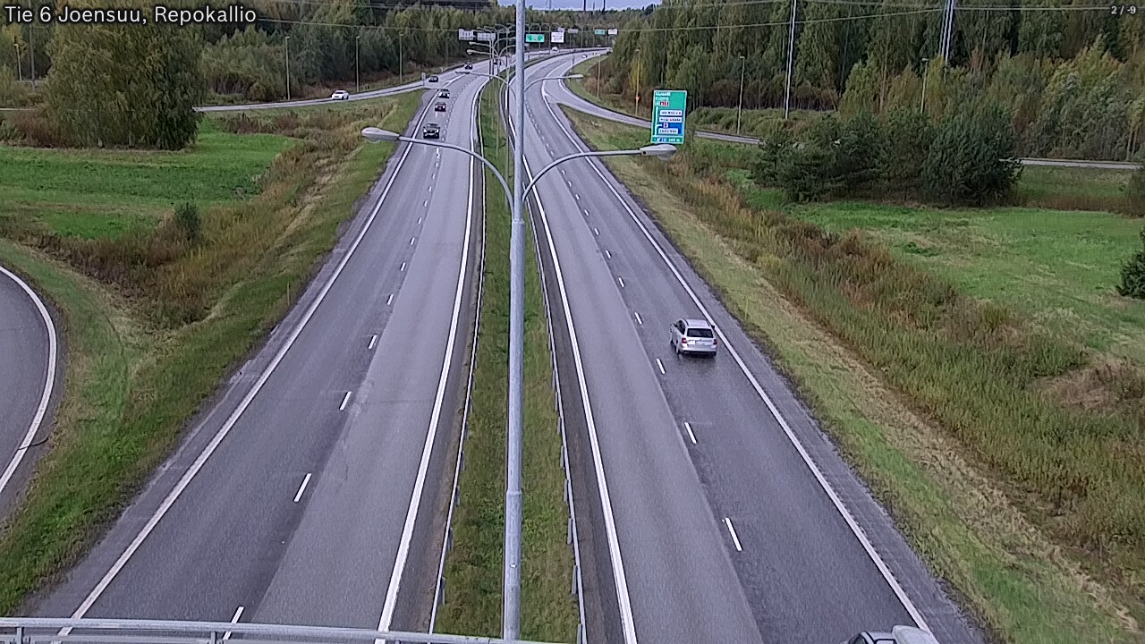 Kelikamerat Kuva Tie 6 Joensuu, Repokallio, Joensuu, Pohjois-Karjala