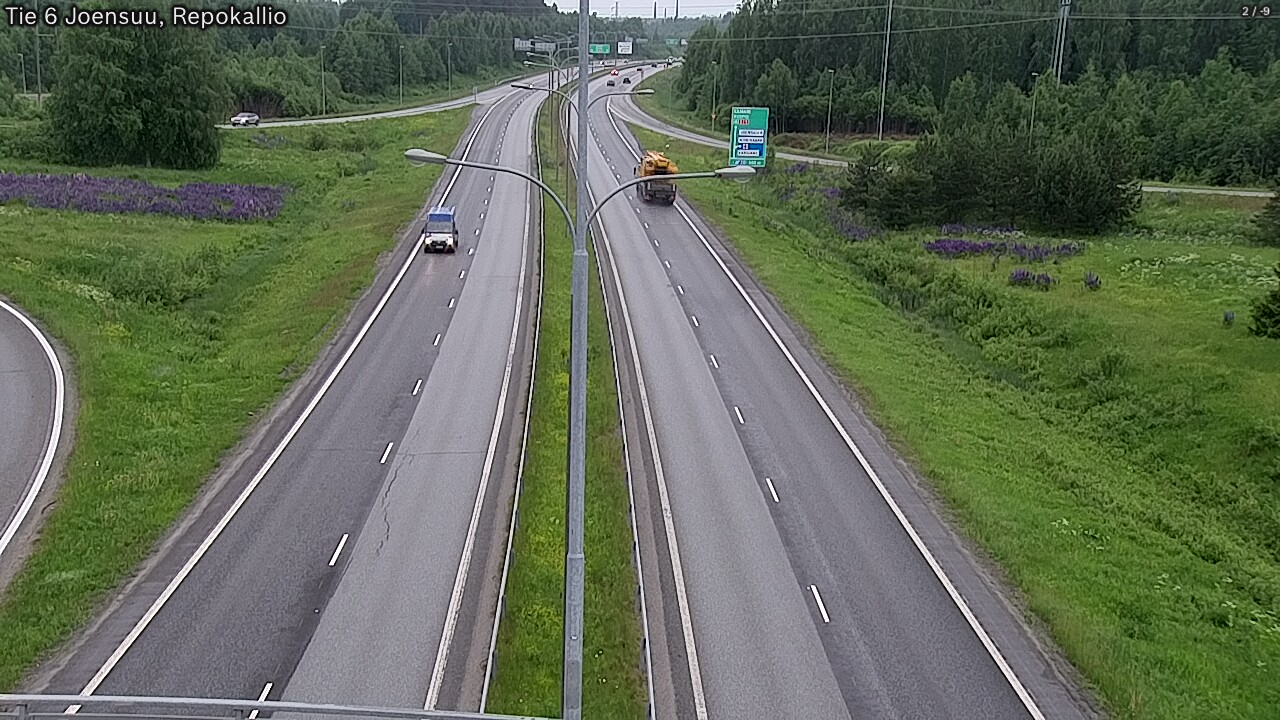 Kelikamerat Kuva Tie 6 Joensuu, Repokallio, Joensuu, Pohjois-Karjala